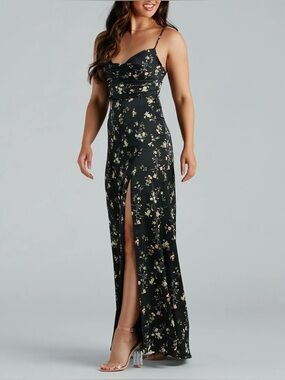 sasha formal high slit wrap dress Sasha – Danielle Frankel main image 0